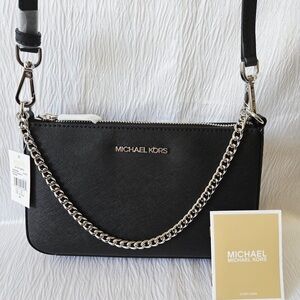 Michael kors Jet Set Medium Saffiano Leather Crossbody Bag